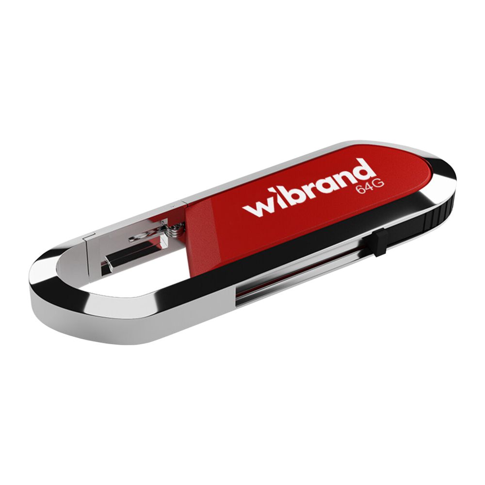 Флеш память USB Wibrand 64 GB Aligator USB 2.0 Red (36713_3609508)