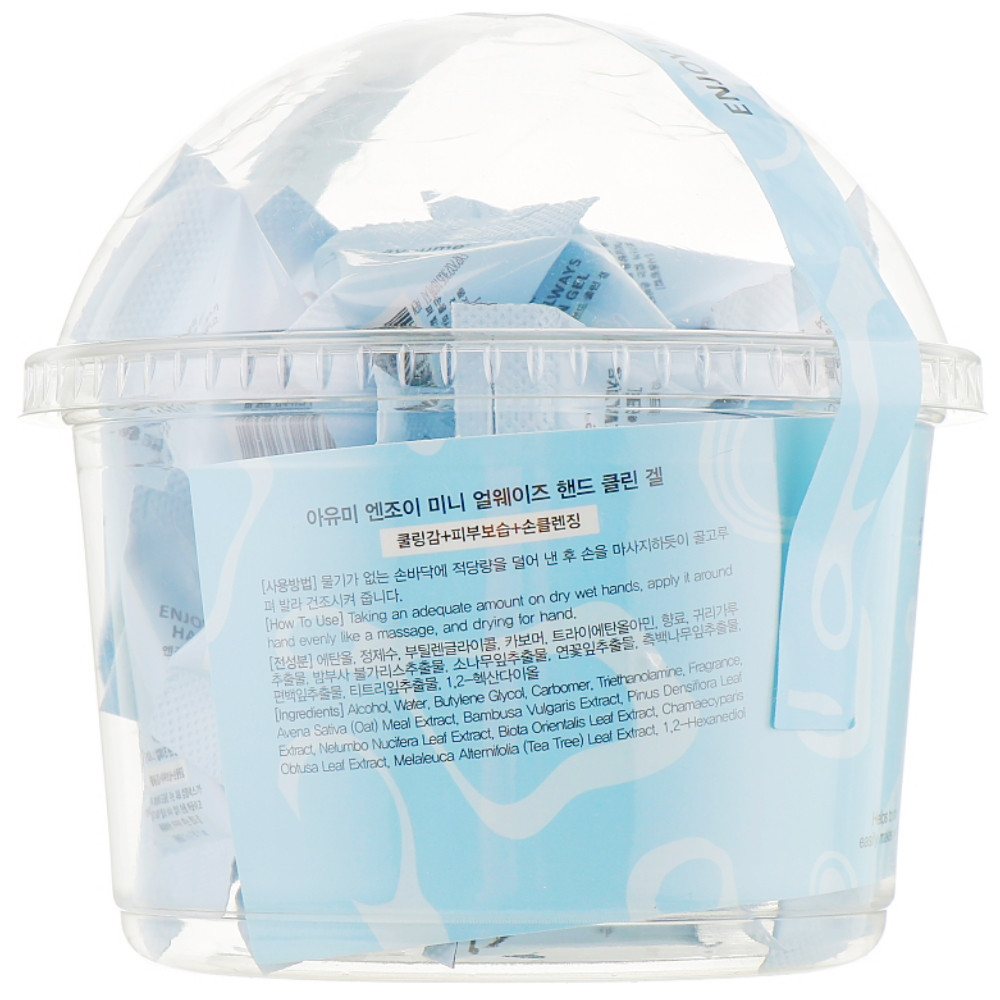 Набор гель-антисептиков для рук Ayoume Enjoy Mini Always Hand Clean Gel 3 г * 30 шт (8809534253270)