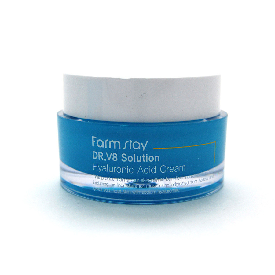 Восстанавливающий крем для лица с гиалуроновой кислотой FarmStay DR.V8 Solution Cream Hyaluronic 50 мл (8809624723645)