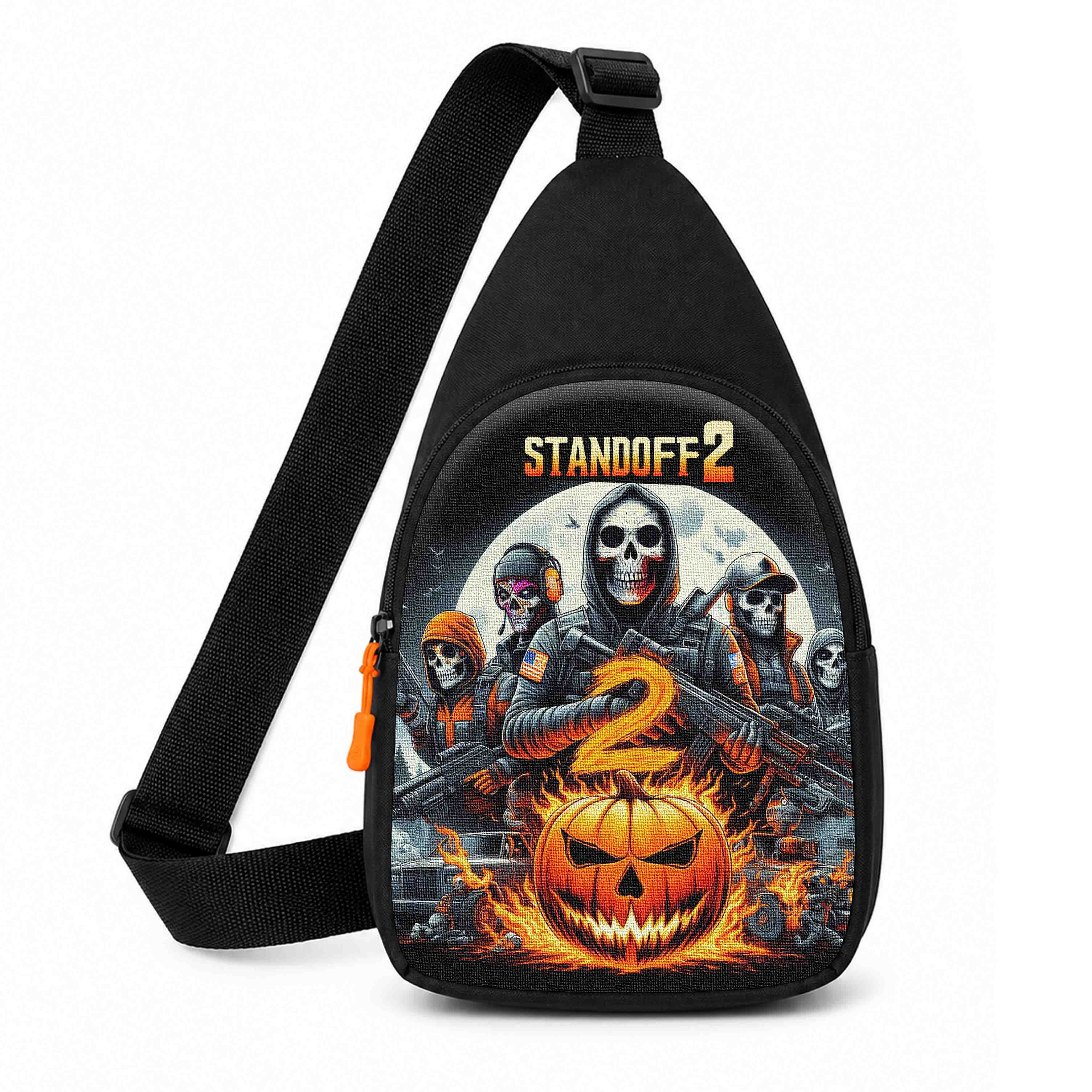 Дитяча сумка-слинг Standoff 2, 29x17x5 см, чорна, водонепроникна