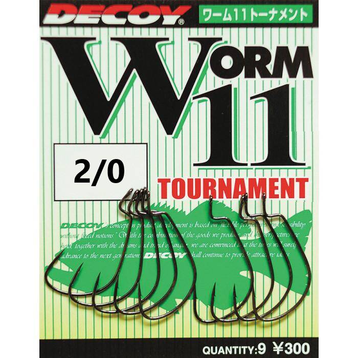 Крючок Decoy Worm 11 Tournament 2/0 8 шт/уп (1013-1562.00.76)