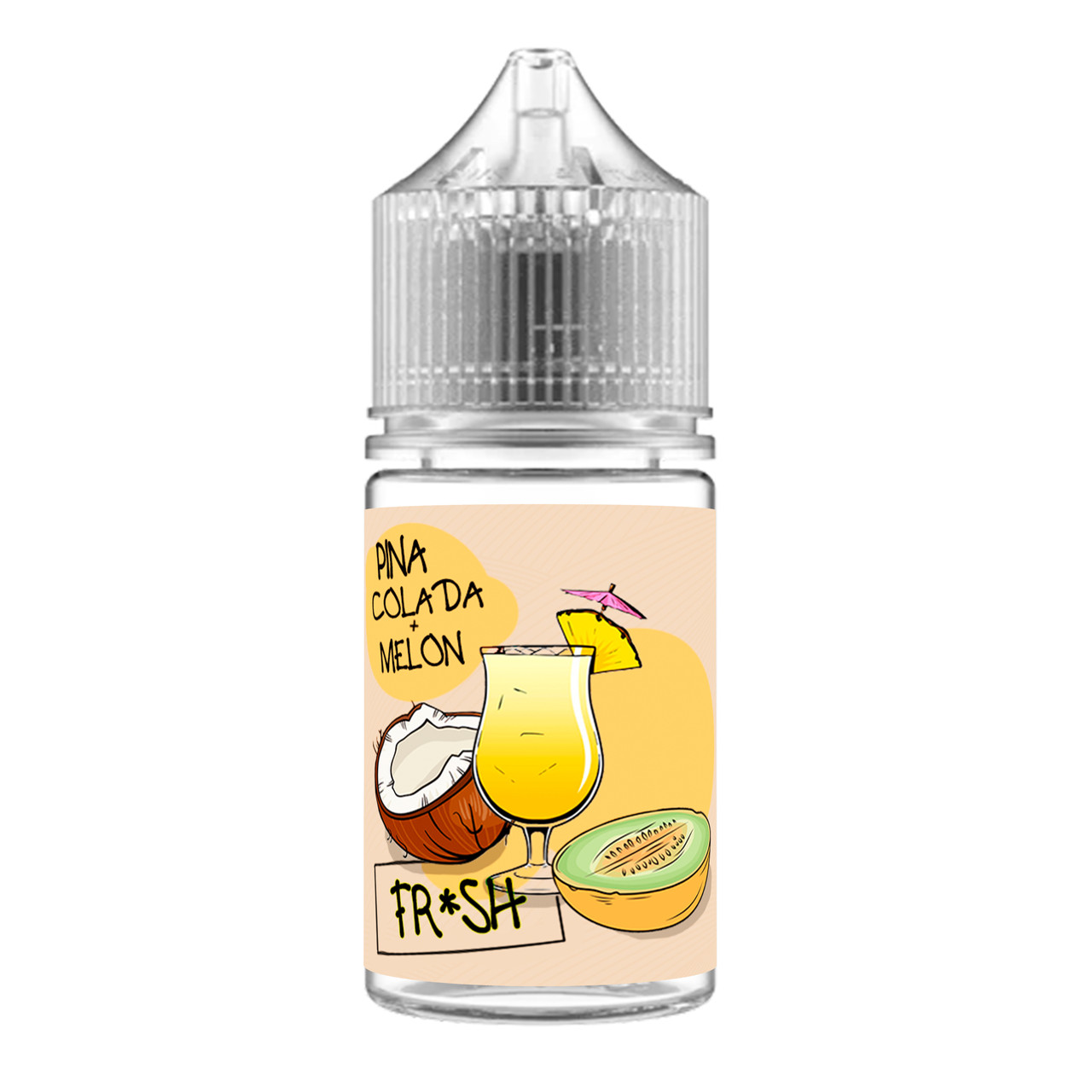 Жидкость на солевом никотине Fresh 30 мл Pina Colada Melon 50 мг (10440 -hbr)