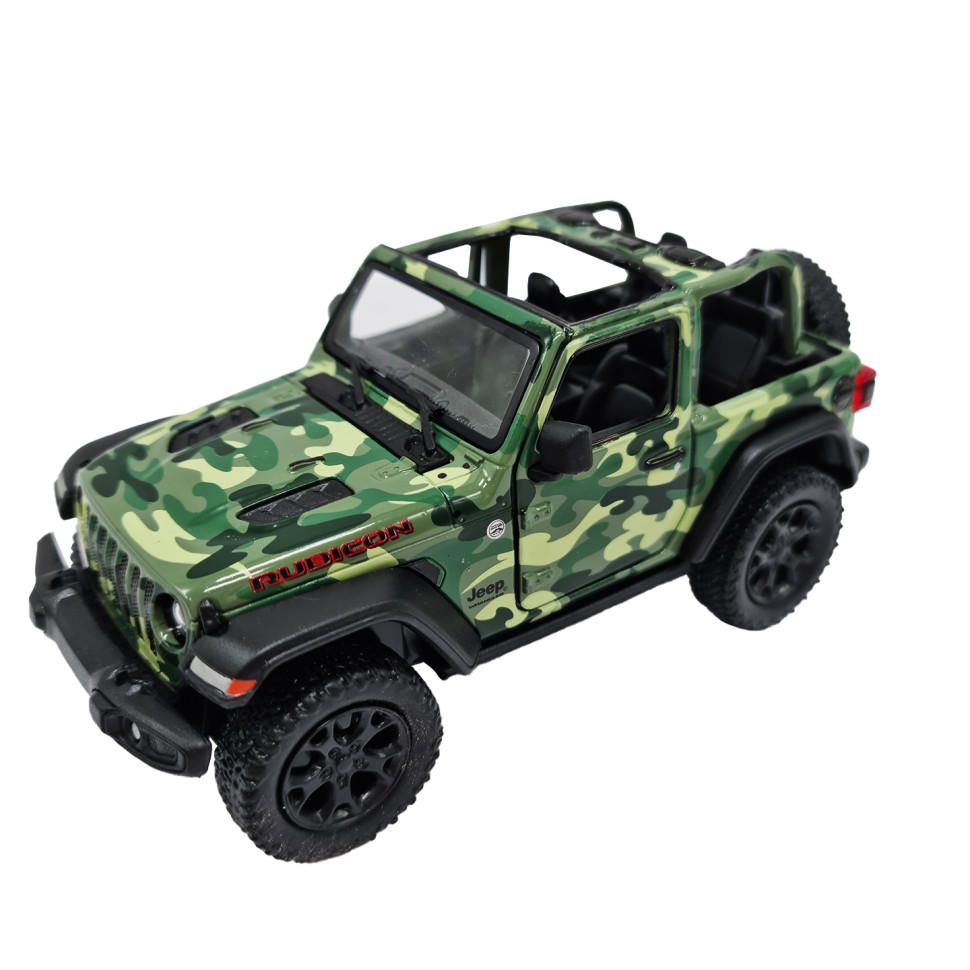 Металлическая машинка Джип Kinsmart KT5420WA инерционная 1:34 Зеленый
