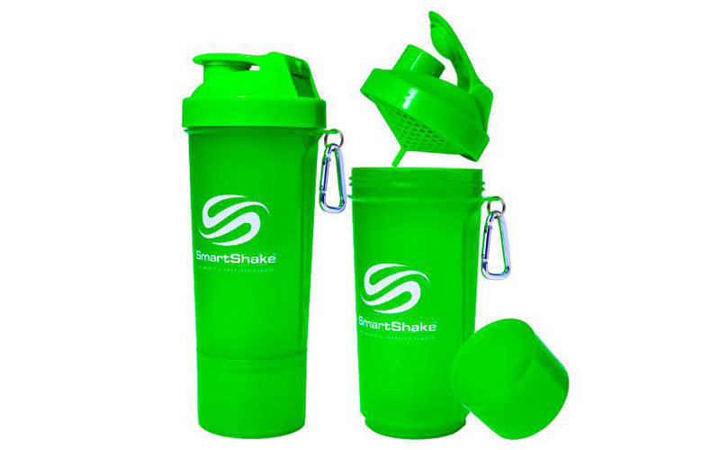 Шейкер planeta-sport 2-х камерний для спортивного харчування Smart Shaker Slim FI-5054