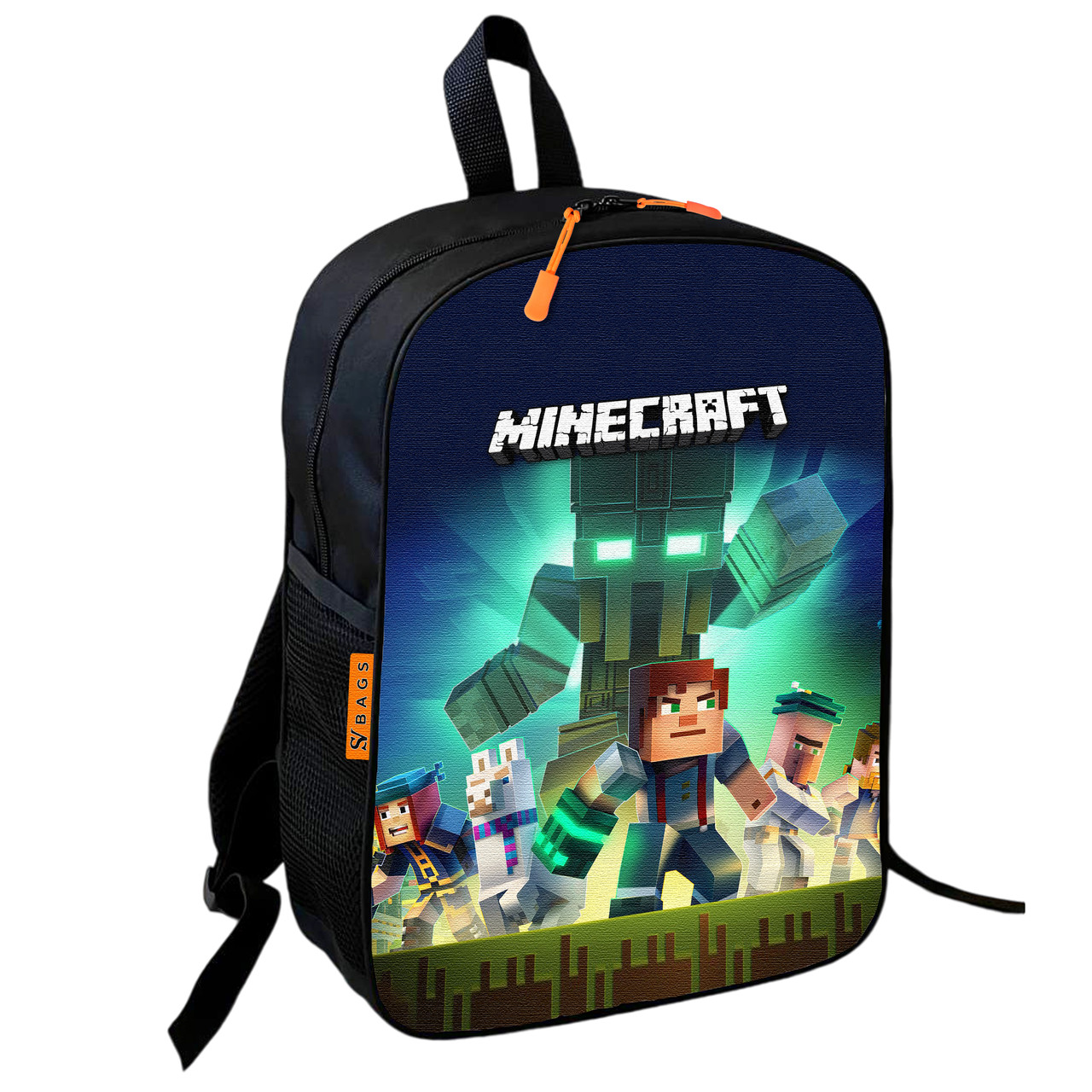 Дитячий шкільний рюкзак Minecraft Крипер 36×27×13 см — арт. 2386312325