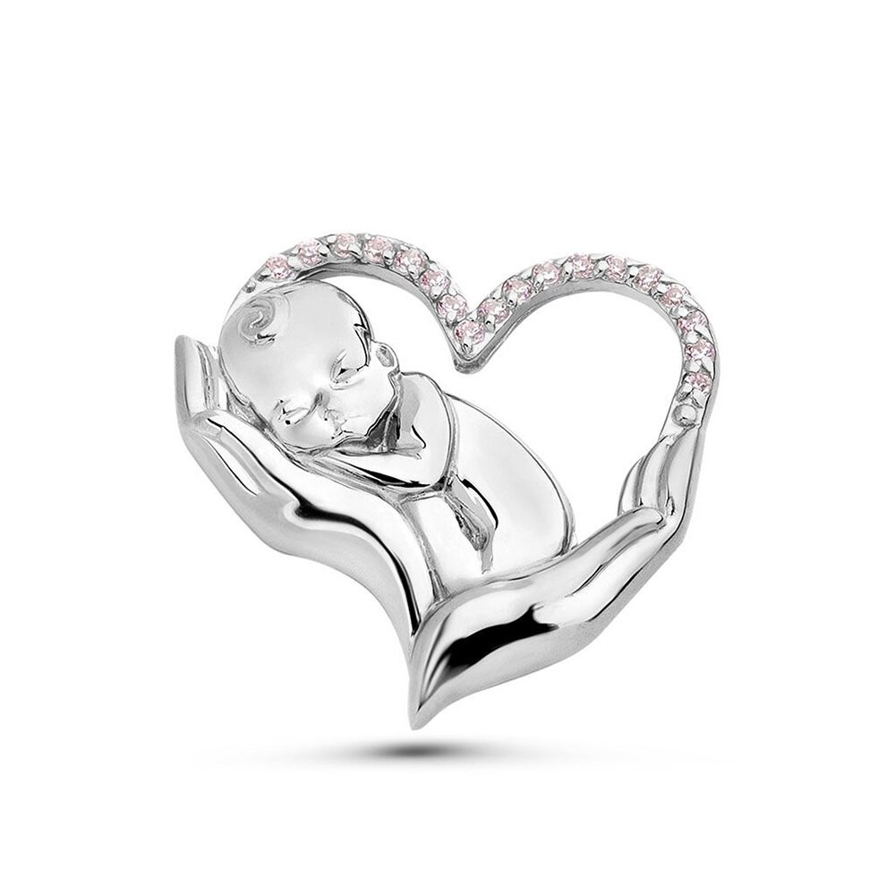 Значок BROCHE Малыш серебристый BRGV112781