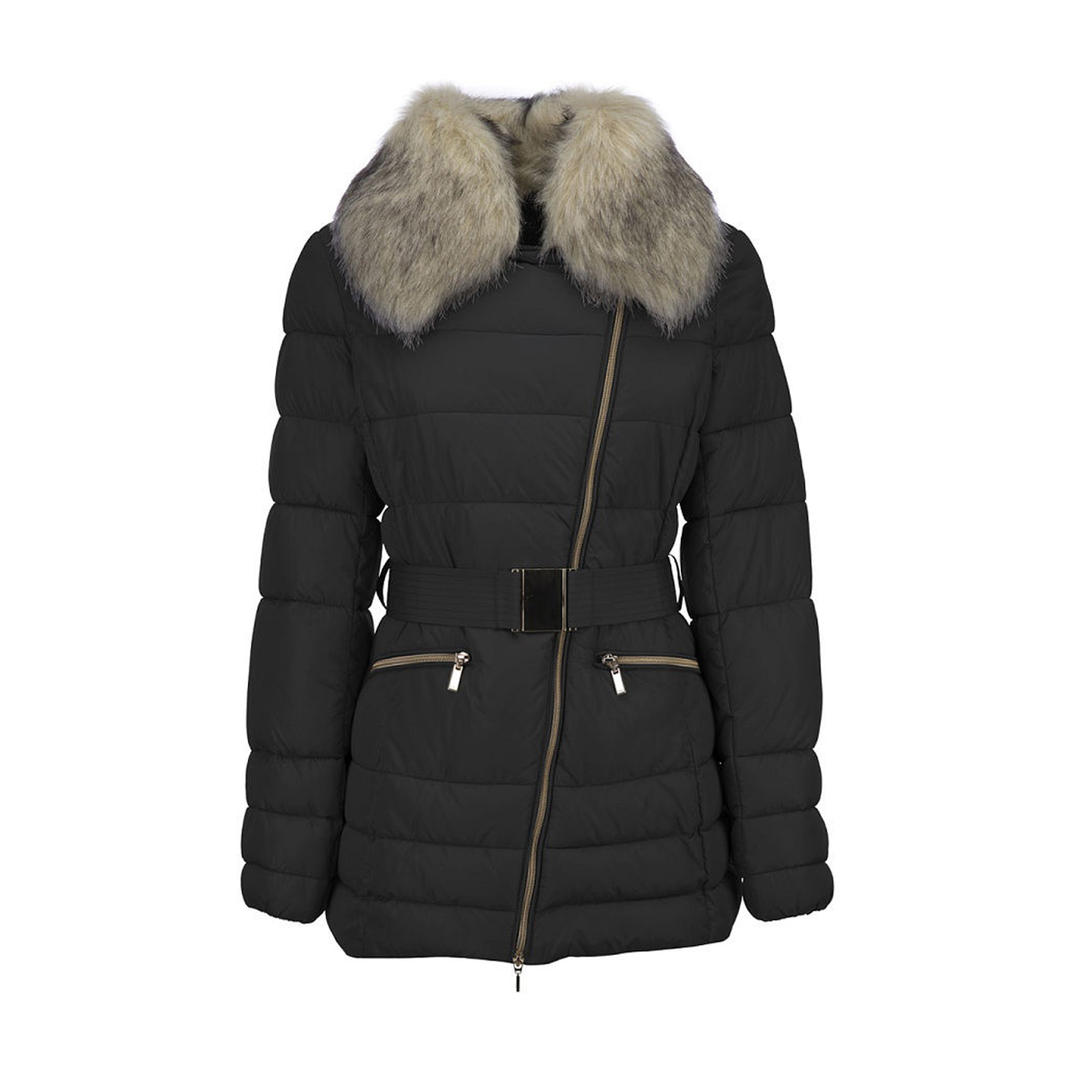 Куртка Geox W7428C BLACK 42 Чорний (W7428CBK)
