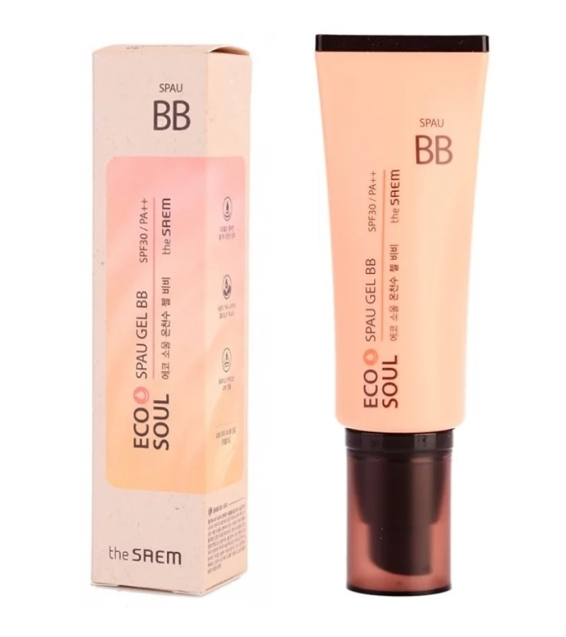 ББ крем гелевий Saem Eco Soul Spau Gel BB 02 Natural Beige 50 мл (8806164150382)