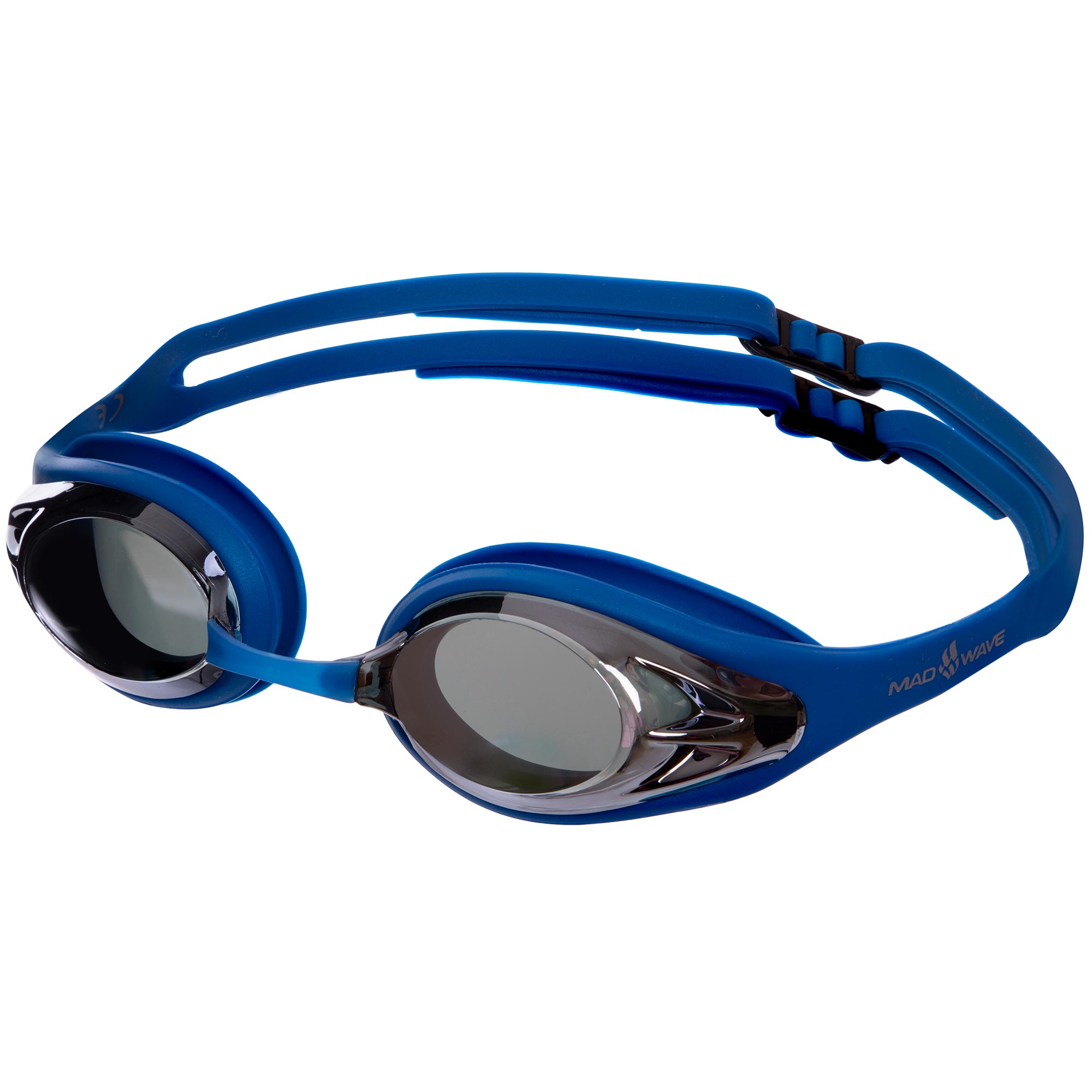 Окуляри для плавання MadWave Alligator mirror M042714 Синій