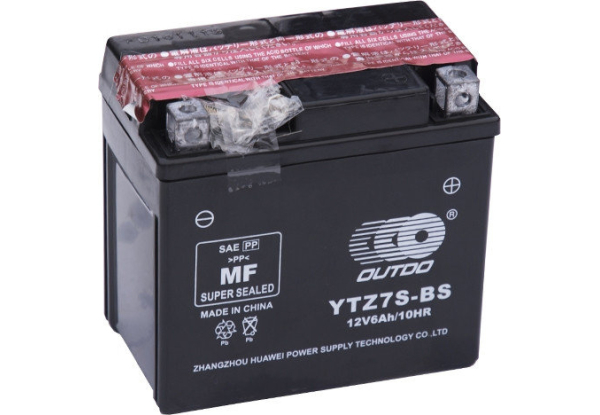 Мото аккумулятор Outdo 6 Ah UTZ7S (MF)/(10х) HCOG6N-1