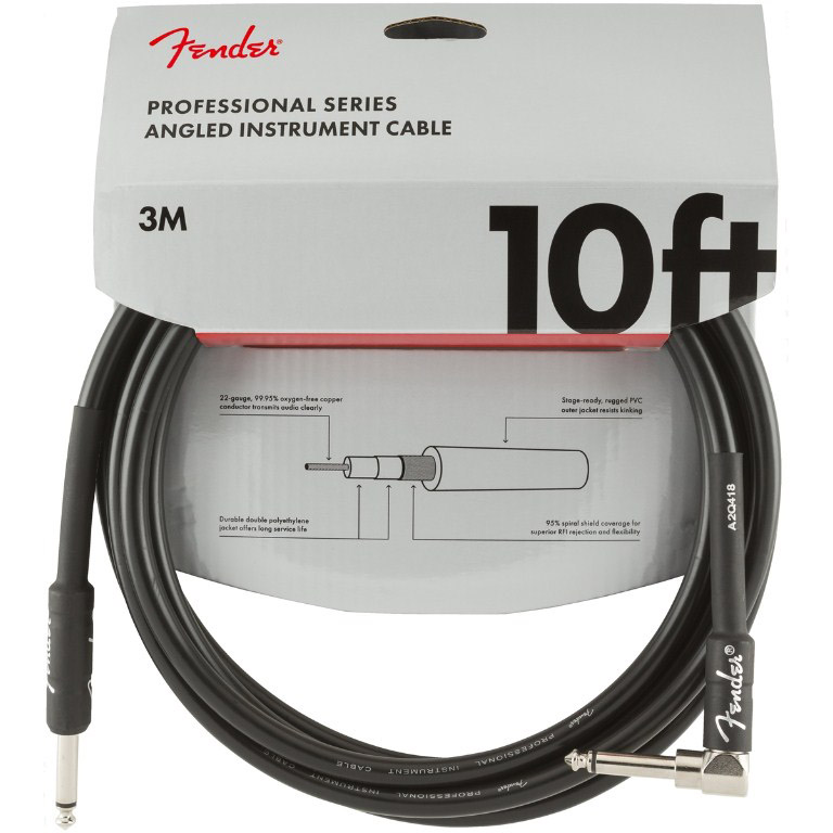 Кабель инструментальный Fender Professional Series Instrument Cable 3m (10ft) 0990820025