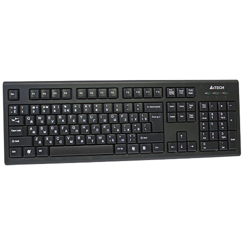 Клавіатура A4Tech KR-85 Black PS/2