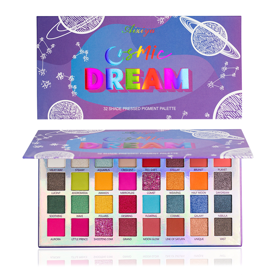 Палетка теней для век Cosmic Dream 32 оттенка