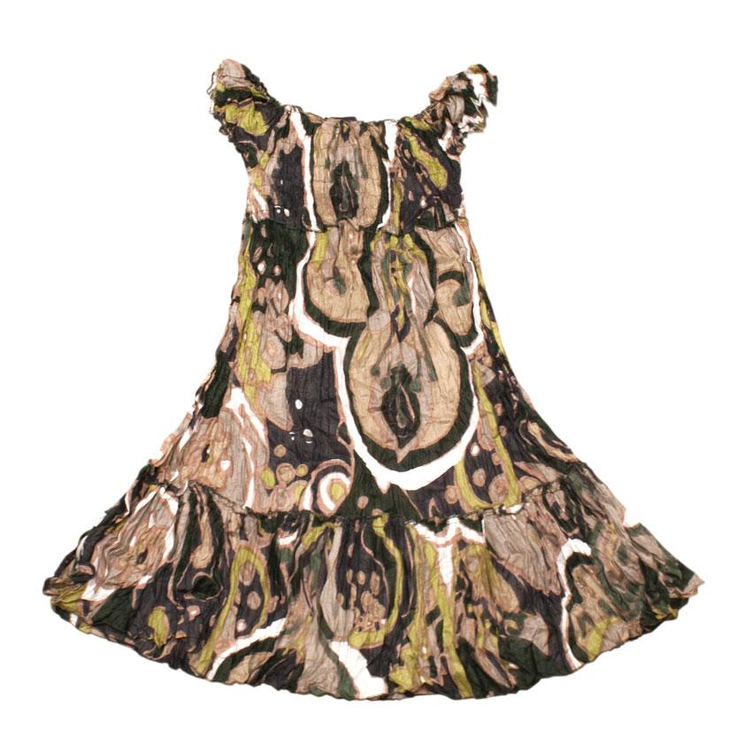 Платье Карма Tania Коттон Размер S-M Бежево-коричневый (20441)
