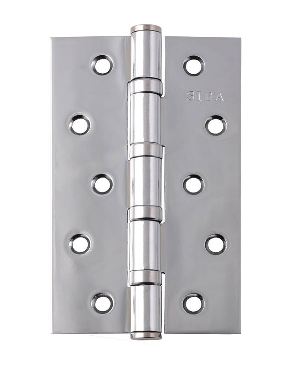 Петля стальная Универсальная 125 Мм 4Bb Полированный Хром Cp Siba 4Bb 5x3x3Мм Fhp Cp