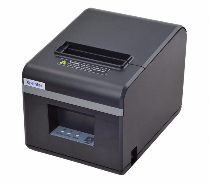 Термопринтер для чеків Xprinter N160ii USB 80 мм Чорний