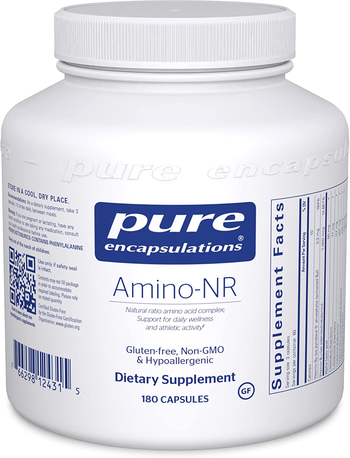 Комплекс аминокислот Amino-NR Pure Encapsulations 180 капсул
