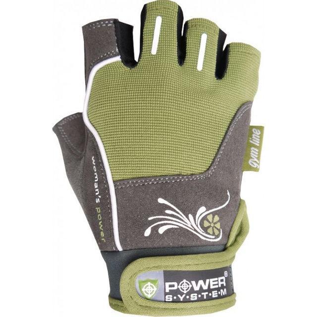 Перчатки для фитнеса и тяжелой атлетики Power System Woman Power PS-2570 XS Green