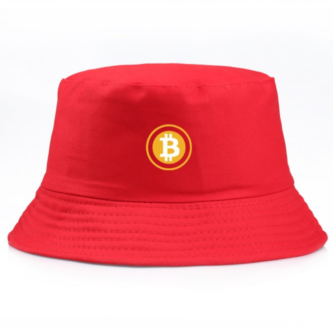 Панама Jsstore Bitcoin Биткоин Красный 56-58 см