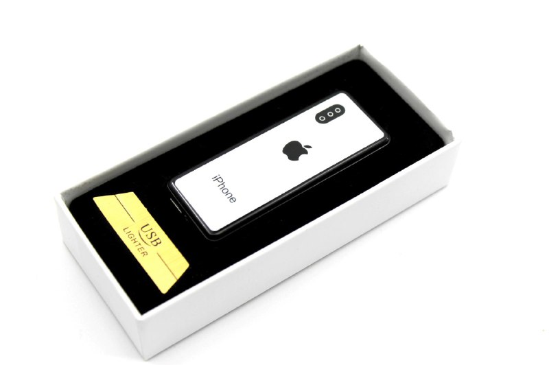 Електроімпульсна usb-запальничка айфон (za-403)