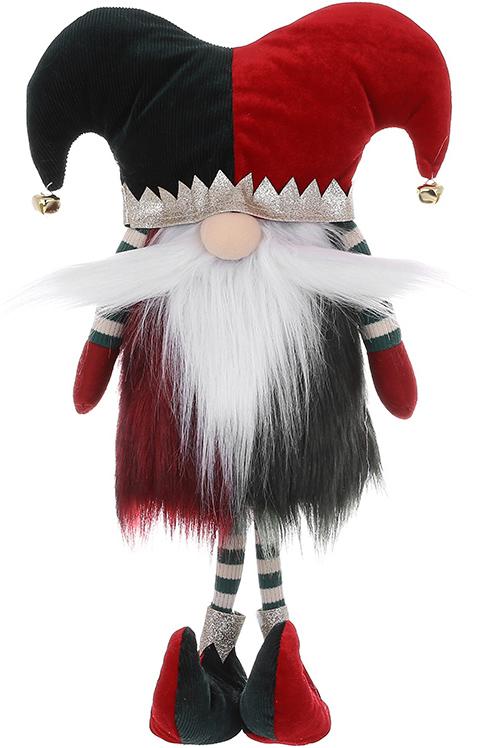 Декоративная игрушка Dwarf in a jester costume 50 см Разноцветный BonaDi DP232195
