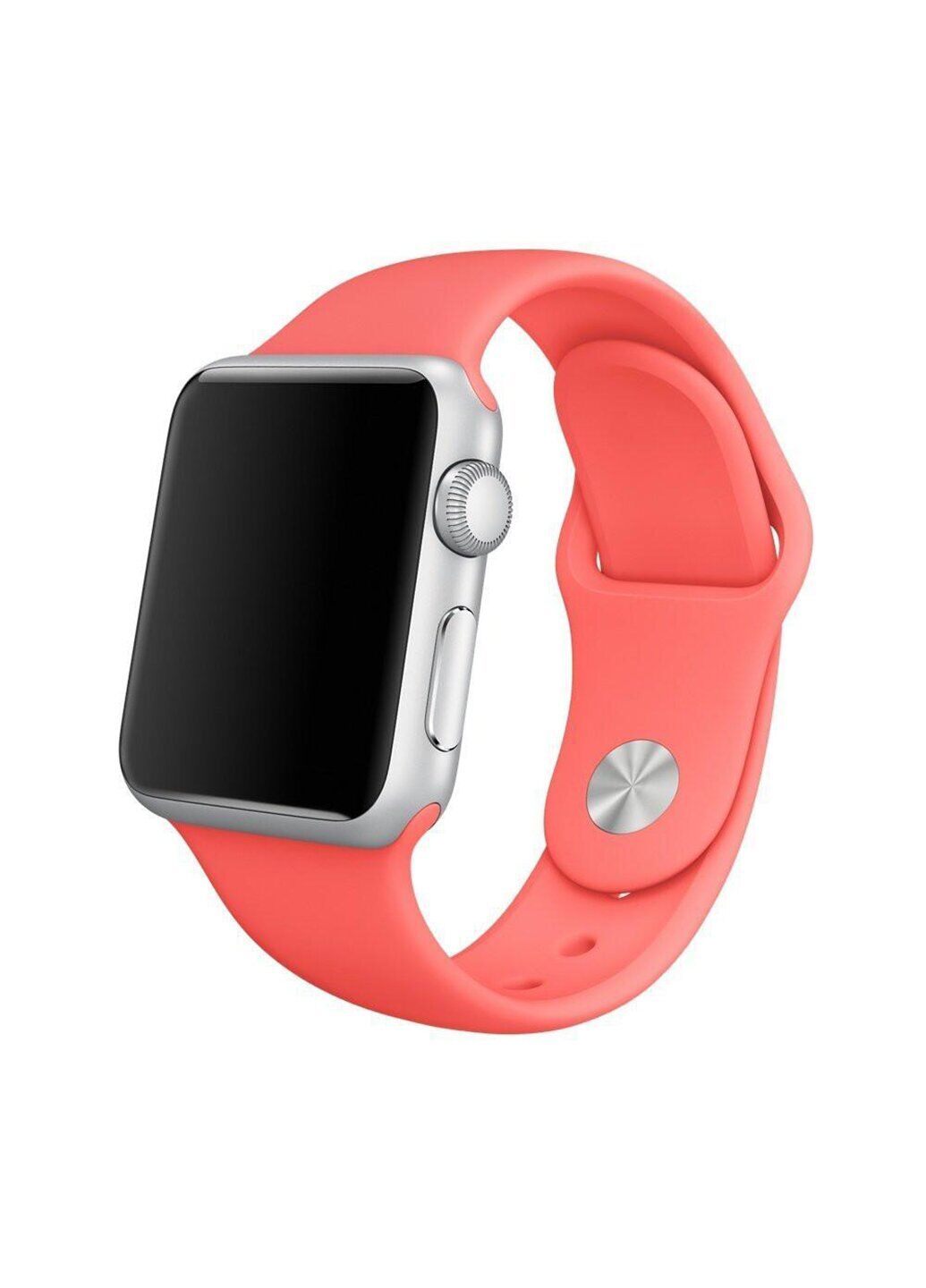 Ремінець Sport Band для Apple Watch 38/40mm силіконовий size(s) ARM Series 5 4 3 2 1 Peach