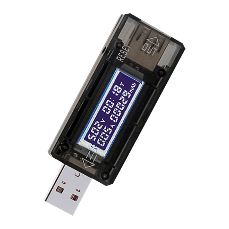 Цифровой вольтметр амперметр тестер Lesko 3.2-30V 0-3A USB (10623-54736)
