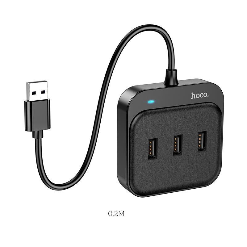 Разветвитель USB HUB 4 в 1 HOCO Easy HB31 USB 2.0 N