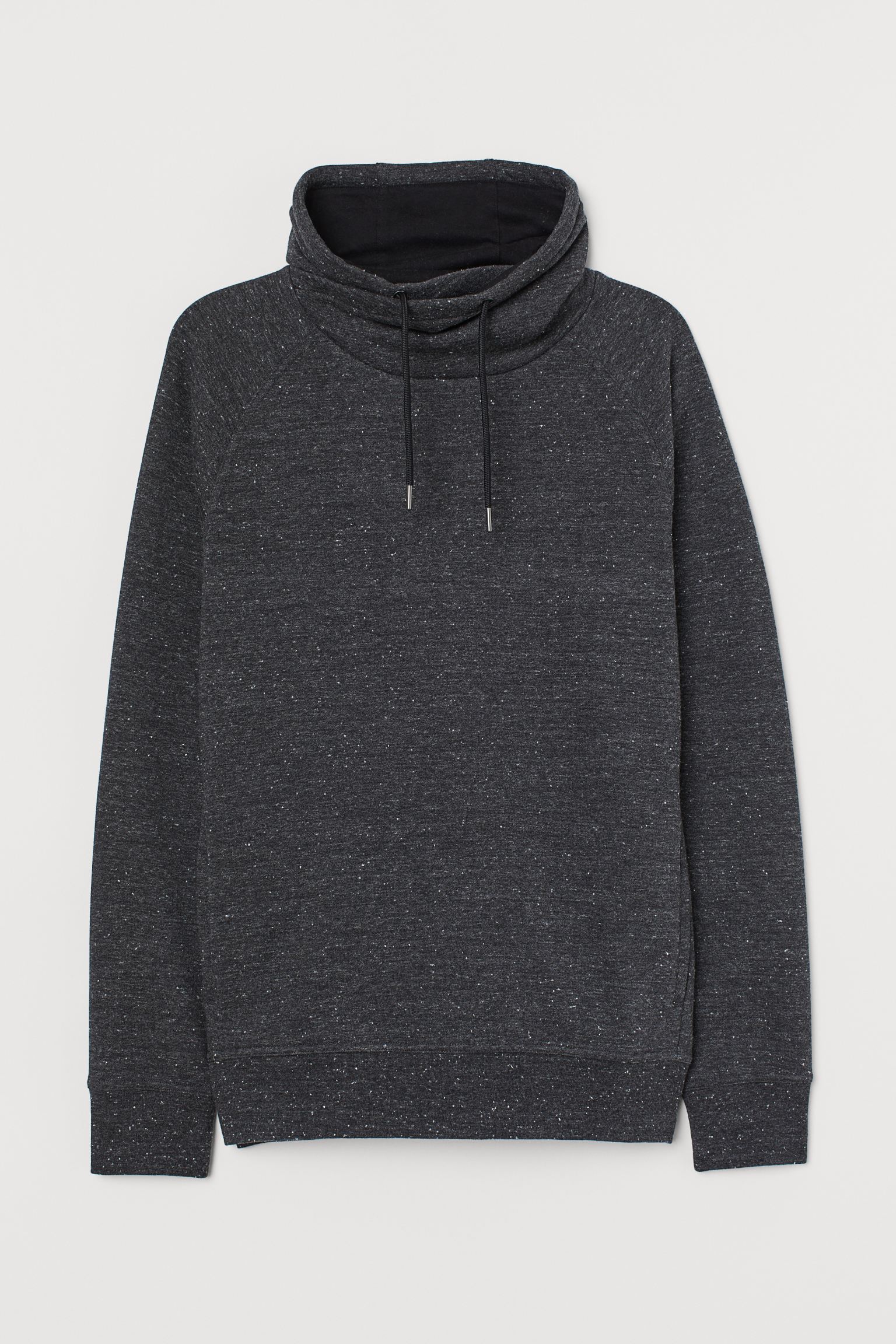 Свитшот мужской H&M 6703340 XS Темно-серый (2030000197118)