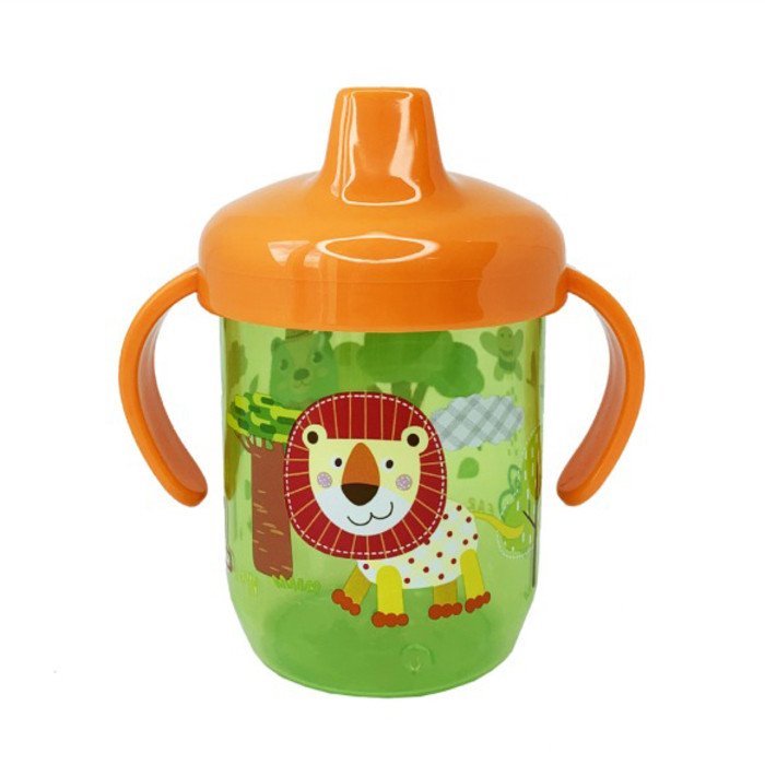 Поильник детский Mega Zayka MGZ-0305 (Green) Лев 200 мл
