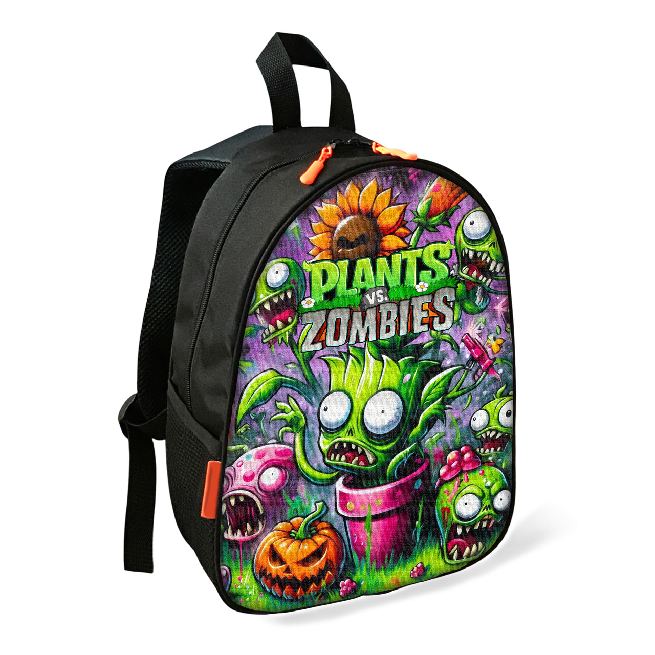 Дитячий шкільний рюкзак Plants vs. Zombies, 34×27×13 см, водонепроникний оксфорд