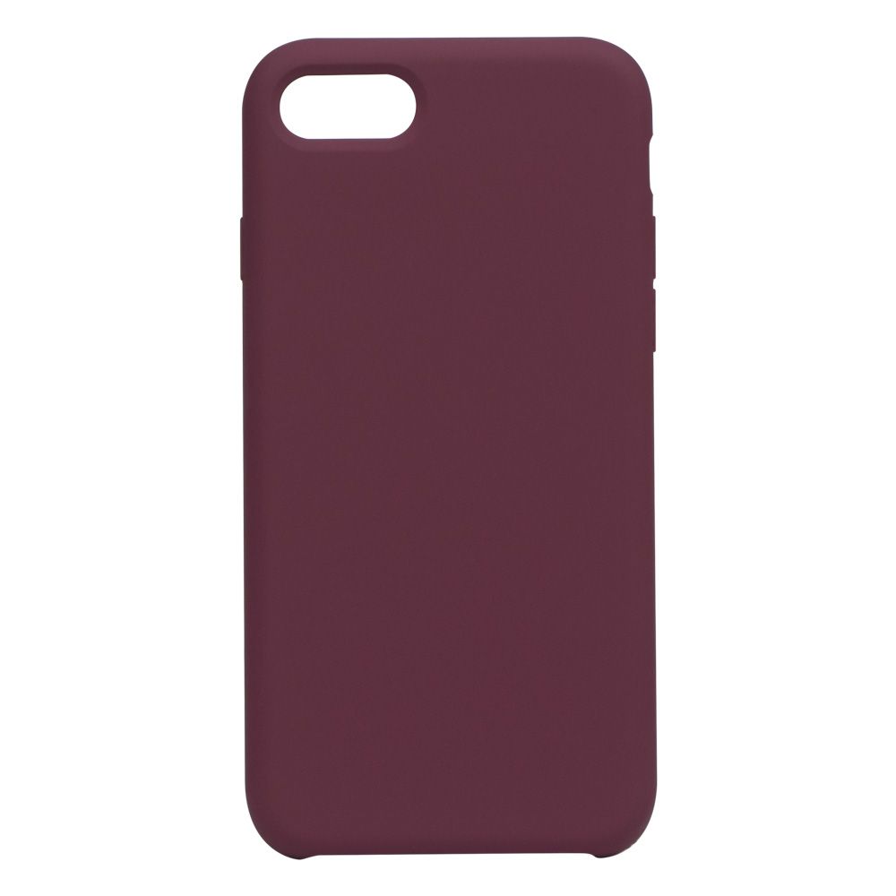 Чехол Soft Case No Logo для Apple iPhone 7 / iPhone 8 / iPhone SE (2020) Maroon