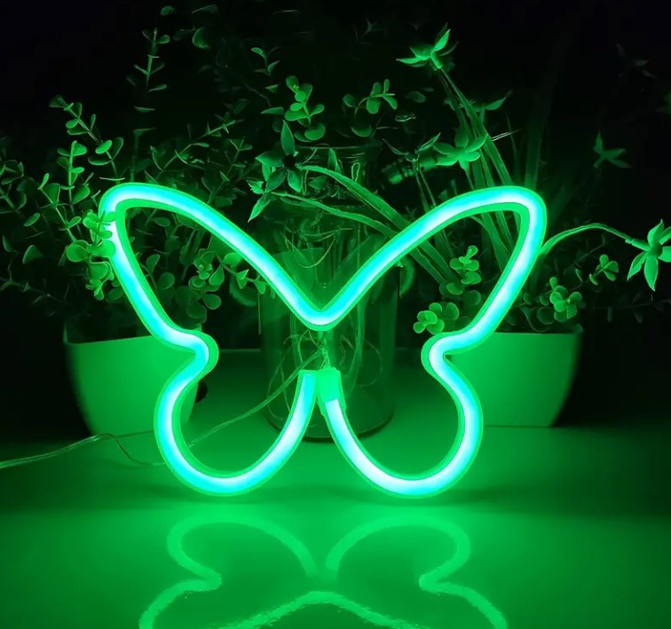 Настінний світильник-нічник Angel Метелик Butterfly зелений