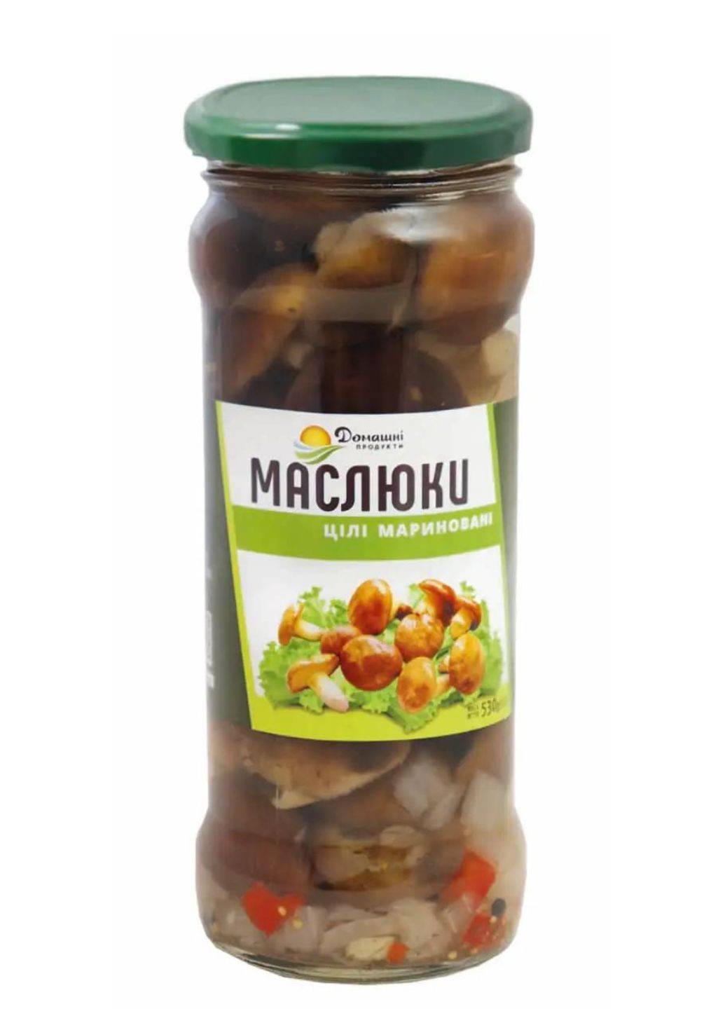 Маслята маринованные Домашні продукти 530 г 4820186121506