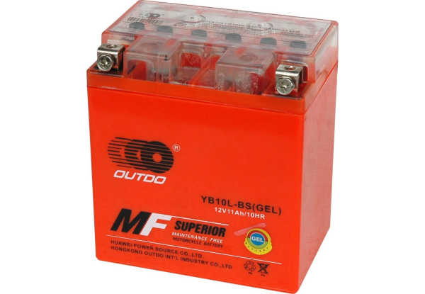 Мото акумулятор Outdo 11 Ah YB10L-BS (GEL)/(8х) HCOG11-1