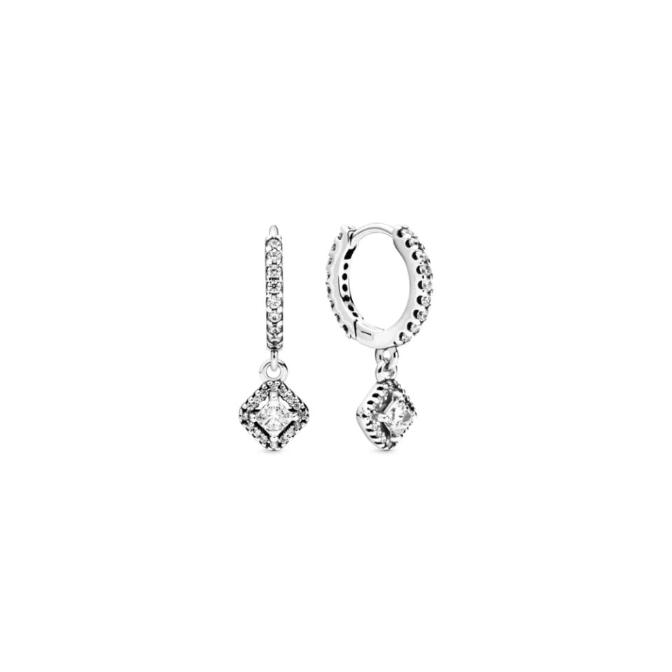 Серьги No Brand Сияющие квадраты 298503C01 (2557970003)