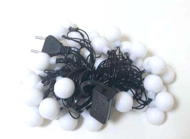 Гирлянда новогодняя светодиодная MHZ шарики LED 40P T4 Multi (008081)
