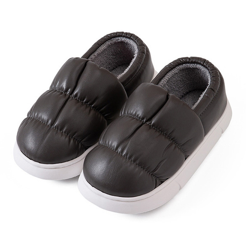 Чоловічі теплі пухові черевики PuffyТемно-Сірі 40-41 (25 см) GaLosha (3913_1)