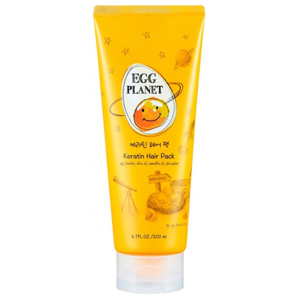 Маска для поврежденных волос с кератином DAENG GI MEO RI Egg Planet Keratin Hair Pack 200 мл