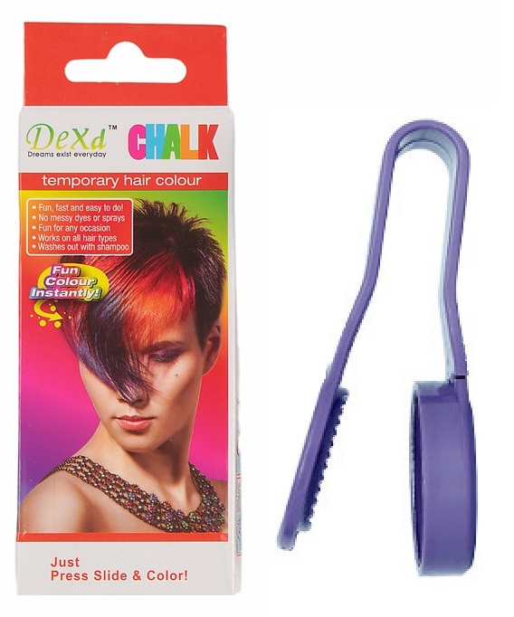 Крейда для волосся DeXd Chalk Фіолетовий (hub_bzPD95264)