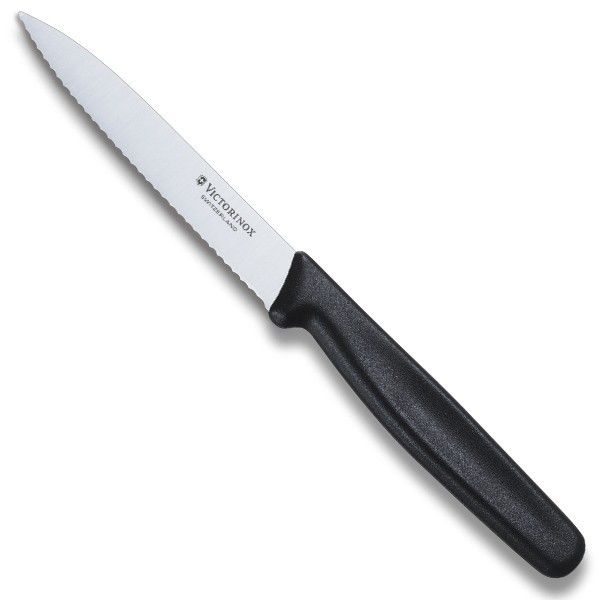 Кухонный нож Victorinox 100 мм Черный (5.0733)