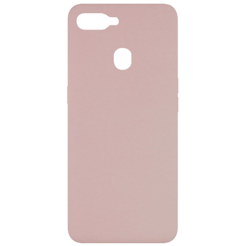 Чехол Silicone Cover Full without Logo (A) для Oppo A12 (Розовый / Pink Sand) 1081178
