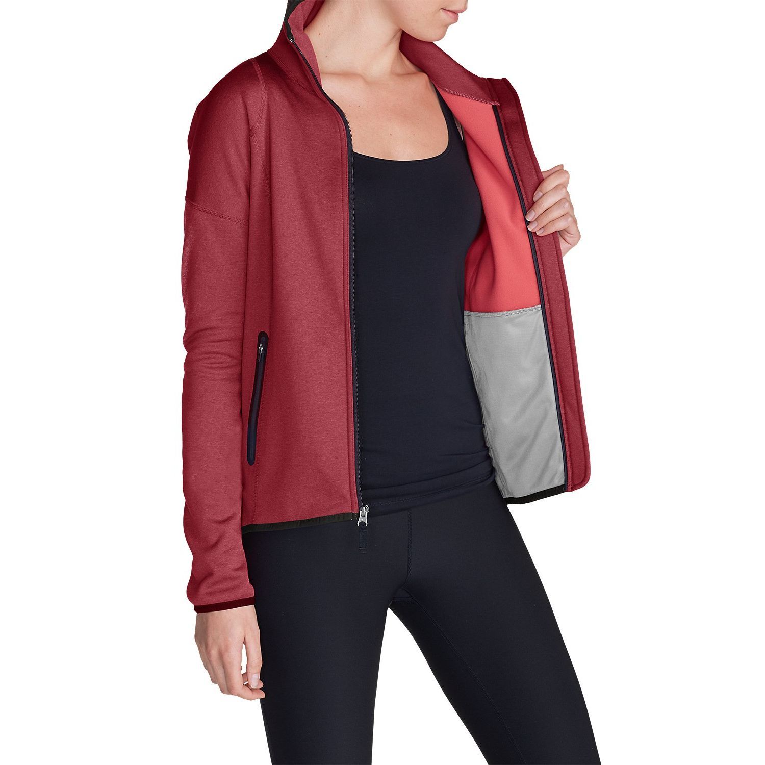 Кофта Eddie Bauer Women After Burn Jacket S Червоний (5043SG)