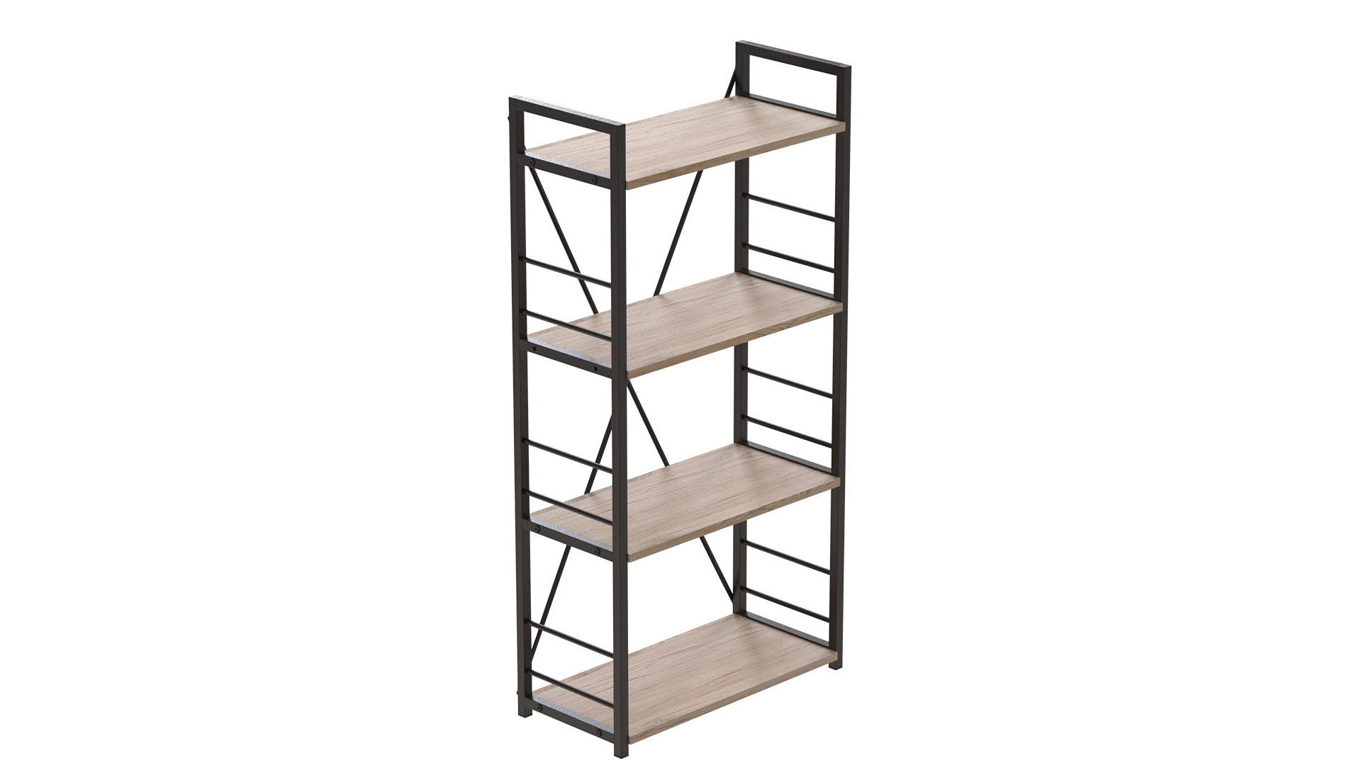 Етажерка Ferrum-decor Конект 120x60x28 см Дуб Сан-Маріно (XK00200)
