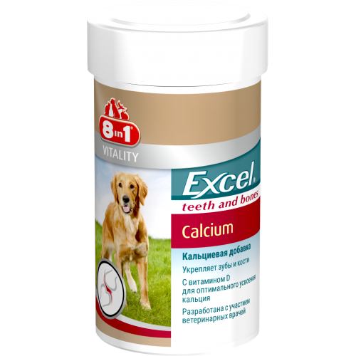Кальций для собак 8in1 Excel Calcium, 880 таблеток