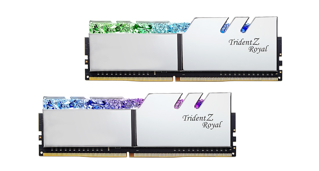 Оперативная память DDR4 16GB 2х8GB/3000 G.Skill Trident Z Royal (F4-3000C16D-16GTRS)