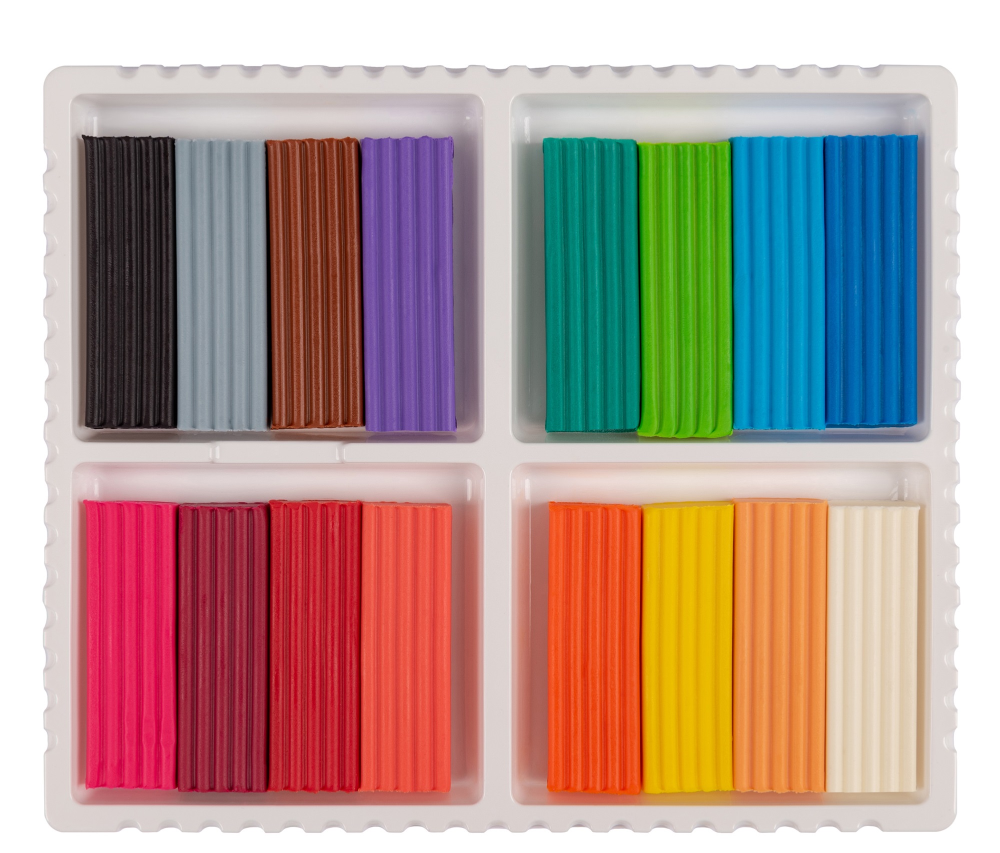 Пластилин 1Вересня Classic 16 цветов 320 г (540676)