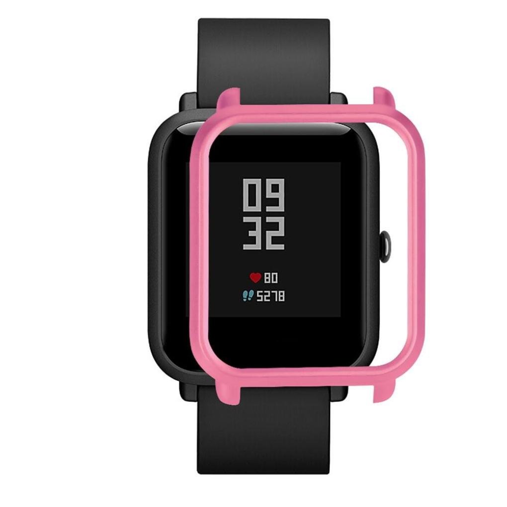 Накладка бампер для годинника Xiaomi Amazfit Bip Фіолетова (1010510)