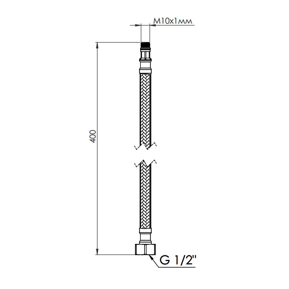 Шланг Для Воды Sd Forte Nylon Sf390W40