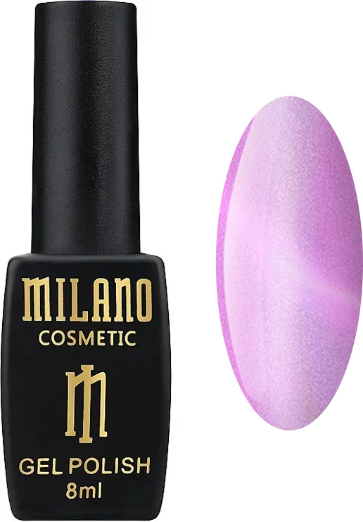 Гель-лак Milano №07 Cat Eyes Deluxe Фиолетовый 8 мл (61058)